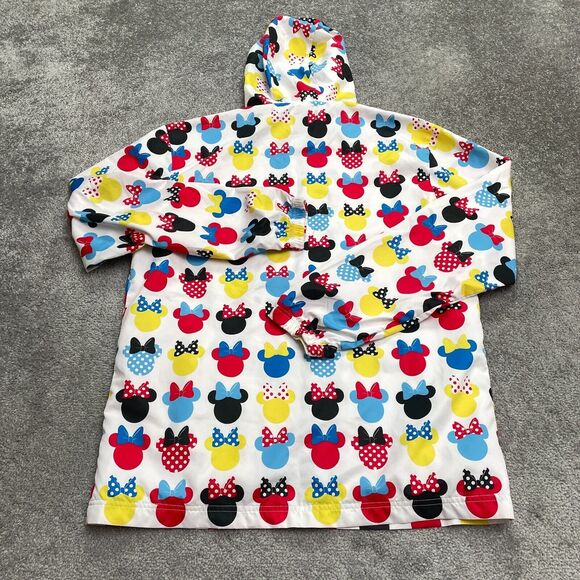 Bibbidi Bobbidi Bling Mickey Minnie Mouse Hoodie Windbreaker Jacket Mens Medium - Picture 2 of 12